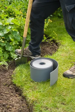 Nature Tuinborder Pe Grijs 3Mm - 10X0,15M-Brico New