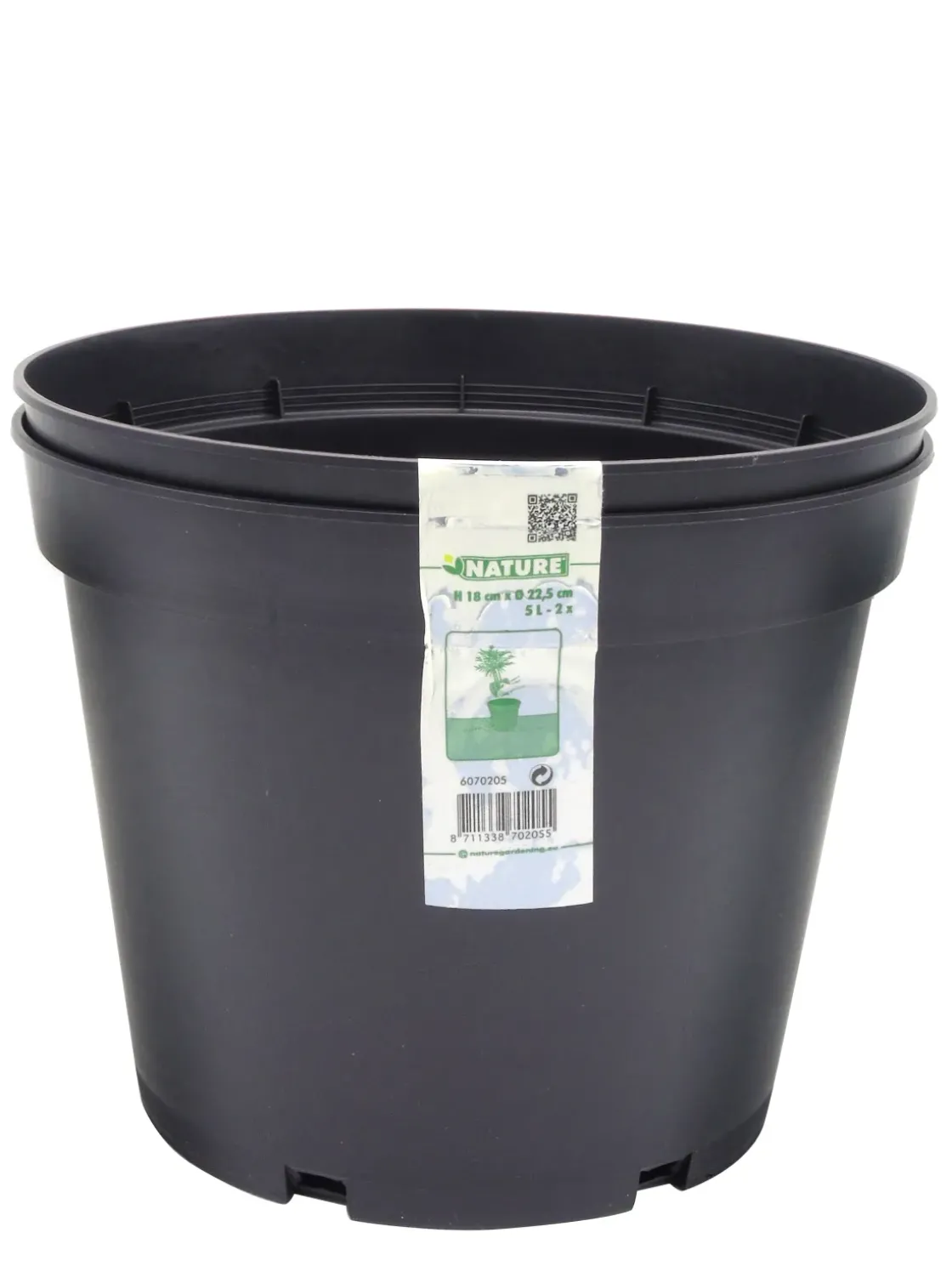 Nature Tuinplantcontainers 5L H18Xo22,5Cm 2 Stuks-Brico Discount