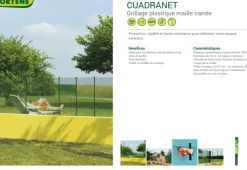 Nortene Balkonscherm Cuadrant 20 Groen 1X5M-Brico Clearance
