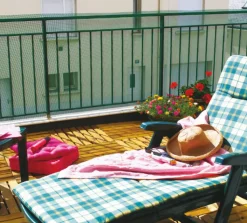 Nortene Balkonscherm Cuadrant 05 Groen 1X5M-Brico New