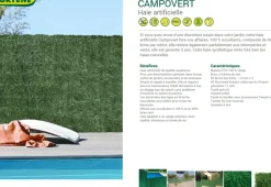 Nortene Kunsthaag Campovert Pvc Groen 2X3M-Brico Sale