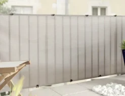 Nortene Tuinscherm Everly Grijs 1X5M-Brico Discount