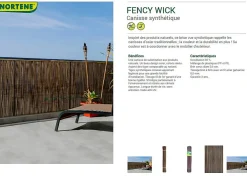 Brico Nortene Tuinscherm Fency Kastanjebruin 1X3M Best