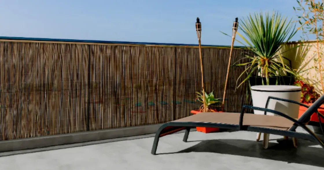 Nortene Tuinscherm Fency Bruin Kunststof 1,5X3M-Brico New