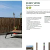Brico Nortene Tuinscherm Fency Bruin Kunststof 1,5X3M Hot