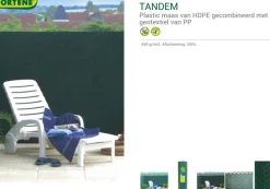 Nortene Tuinscherm Plastic Groen 1X3M-Brico Discount