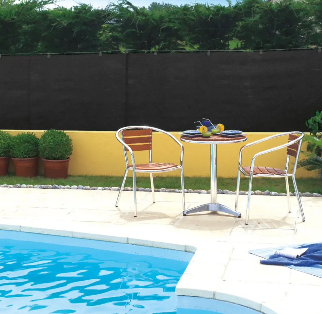 Nortene Zichtbelemmering Totaltex Zwart 1,5X10M-Brico Sale