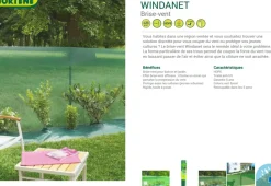 Nortene Zichtdoek Zichtbelemmering Windanet Groen 1X3M-Brico