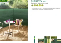 Nortene Zichtdoek Zichtbelemmering Supratex Groen 1,2X5M-Brico Online