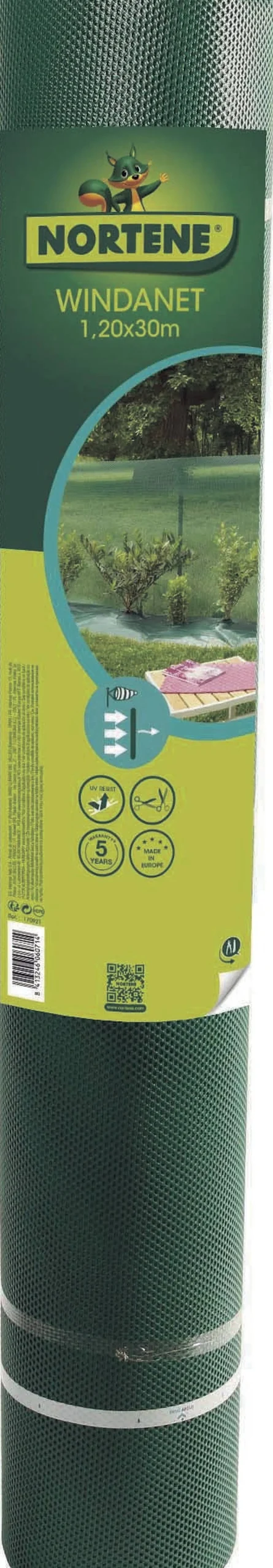 Brico Nortene Zichtdoek Zichtbelemmering Windanet Groen 1X3M Discount