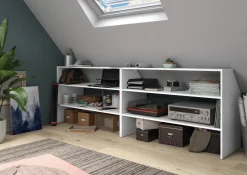 Brico Opberging Schuin Dak 120Cm Wit Clearance