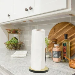 Brico Orange85 Keukenrolhouder Metaal Staand Discount