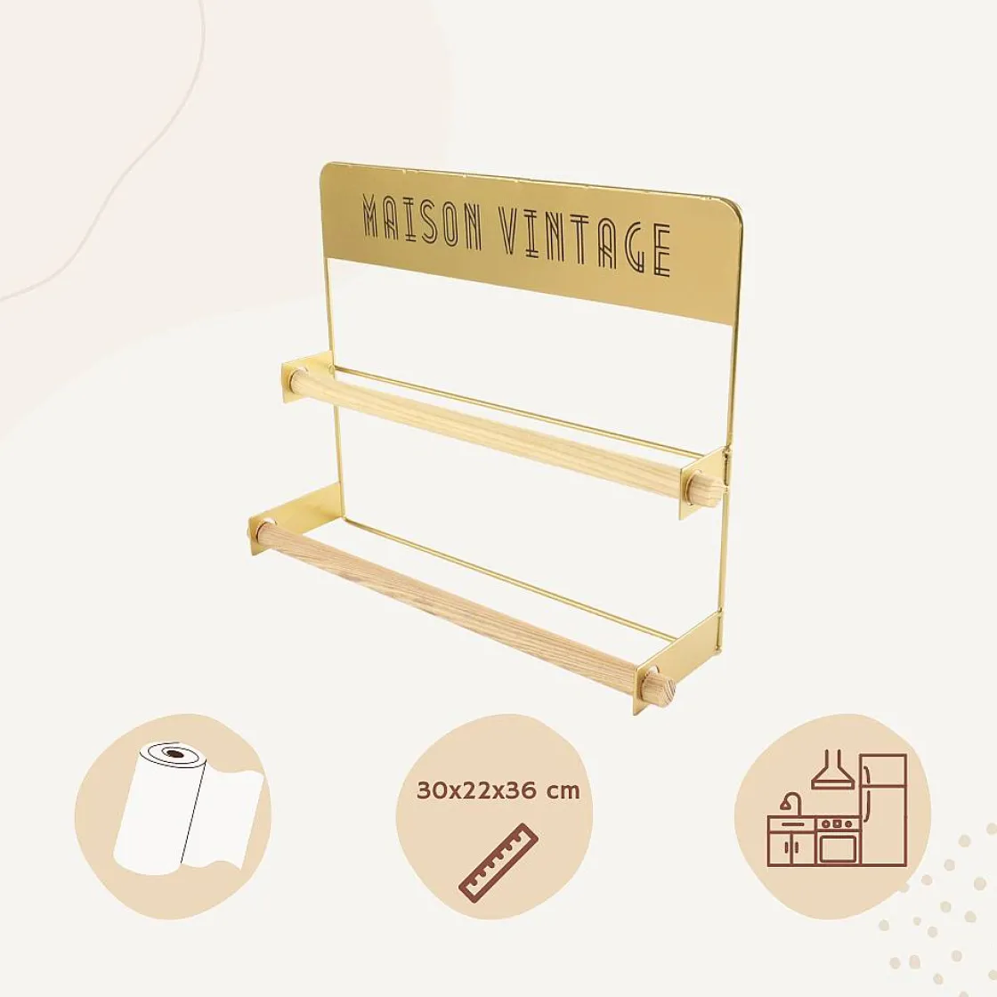 Brico Orange85 Keukenrolhouder Rollenhouder Hangend Voor Keukenpapier Outlet