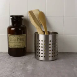 Brico Orange85 Spatelpot Keukengerei Houder Lepelpot Rvs