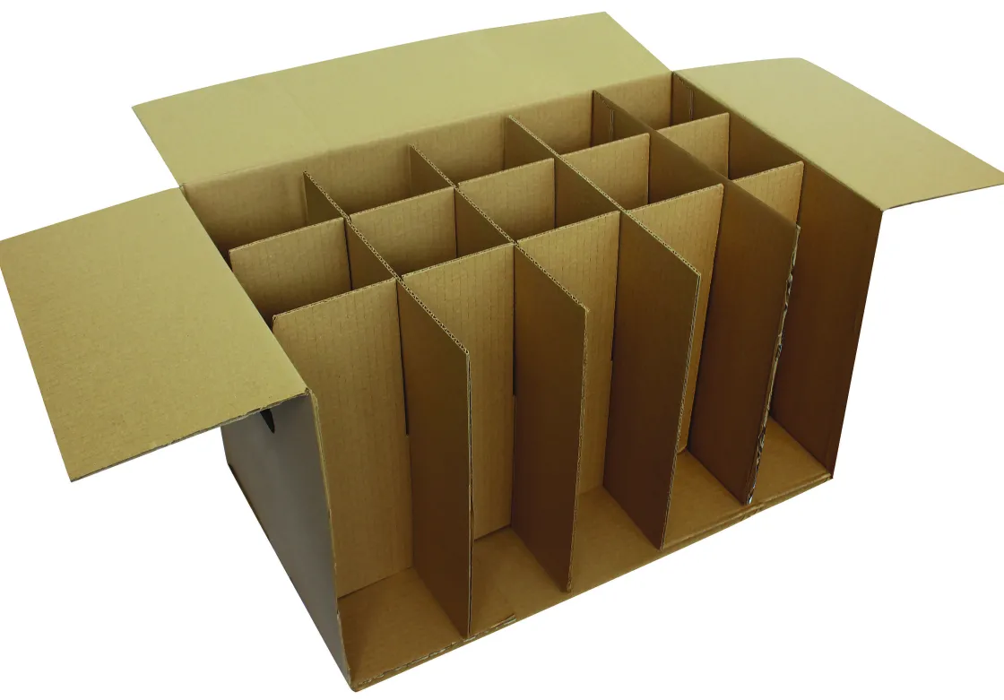 Brico Pack & Move Verdeelkarton Voor Glazen 50L New