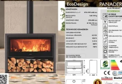 Houtkachels<Brico Panadero Houtkachel Allegro Ecodesign 8,9Kw