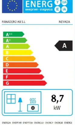 Houtkachels<Brico Panadero Houtkachel Nevada Ecodesign 8,7Kw