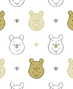 Papierbehang Bee Winnie The Pooh-Brico New