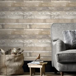 Papierbehang Homestyle Fh37556 Taupe-Brico Discount