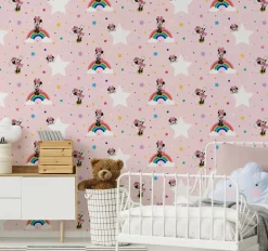 Papierbehang Rainbow Minnie-Brico New