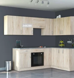 Brico Paprika Bovenkast 50Cm Geborsteld Eik Melamine Hot