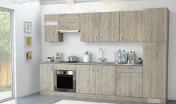 Brico Paprika Bovenkast 40Cm Geborsteld Eik Melamine Hot