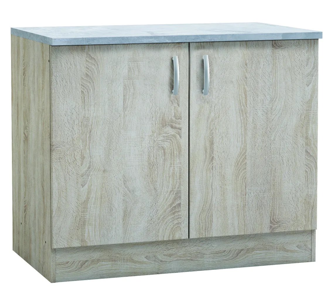 Brico Paprika Onderkast 100Cm Geborsteld Eik Melamine Online