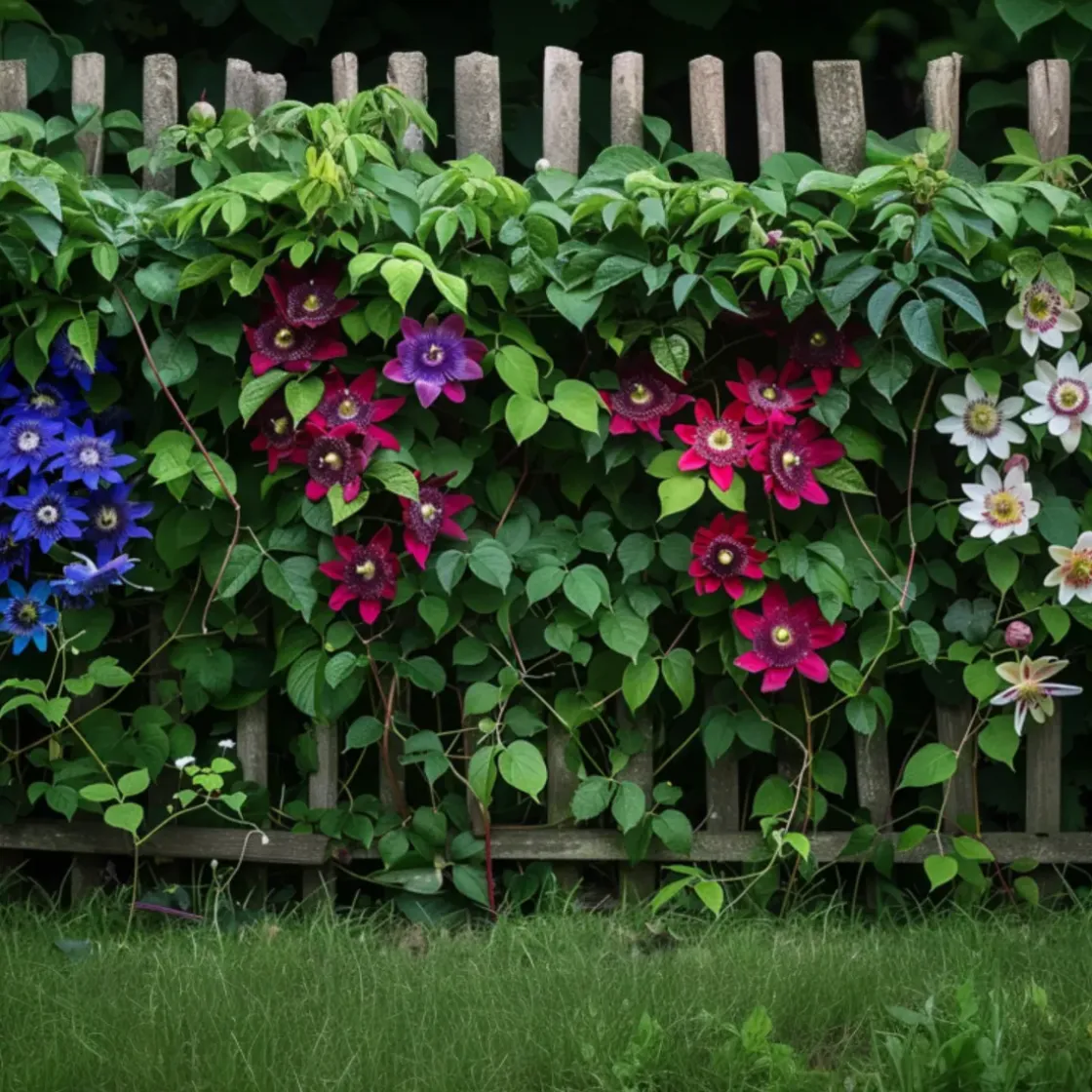 Passiflora - Mix Van 6 - Klimplant - Pot 9Cm - Hoogte 25-40Cm-Brico Hot