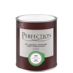 Perfection Lak Ultradekkend Mat Terpentine Puur Wit 750Ml-Brico