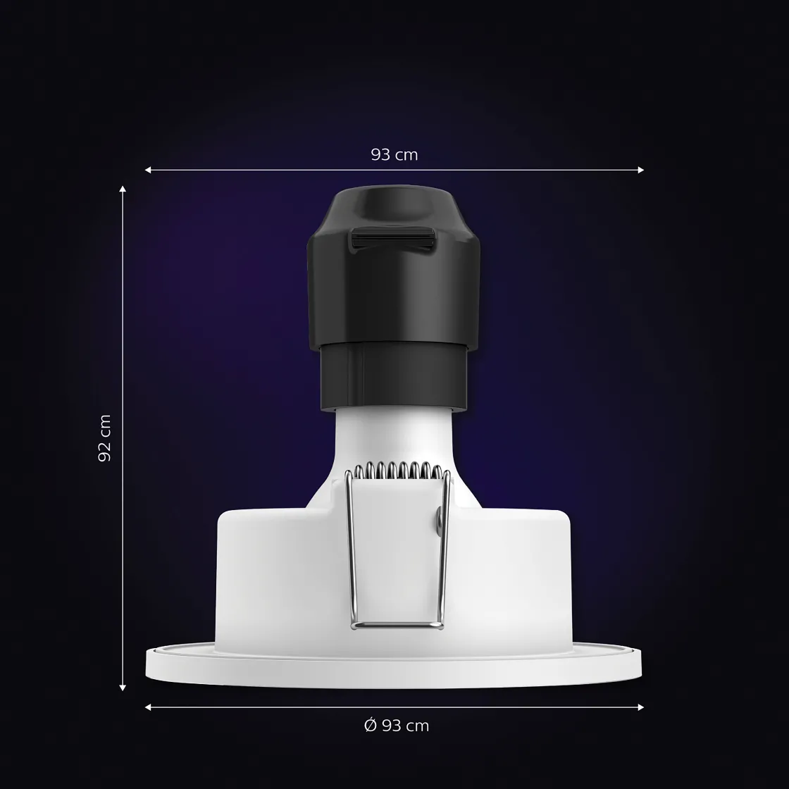 Brico Philips Hue Inbouwspot Xamento Chroom 9,3Cm Gu10 5,7W 3 Stuks Hot