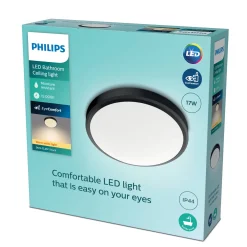 Brico Philips Plafondlamp Doris Zwart O31,3Cm 17W