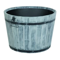 Plantenbak Acaciahout Rond O46Cm Grijs-Brico Sale