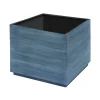 Plantenbak Acaciahout Vierkant 35X35Cm Grijs Geborsteld-Brico Discount