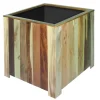 Plantenbak Acaciahout Vierkant 50X50Cm Natuurlijk-Brico Hot