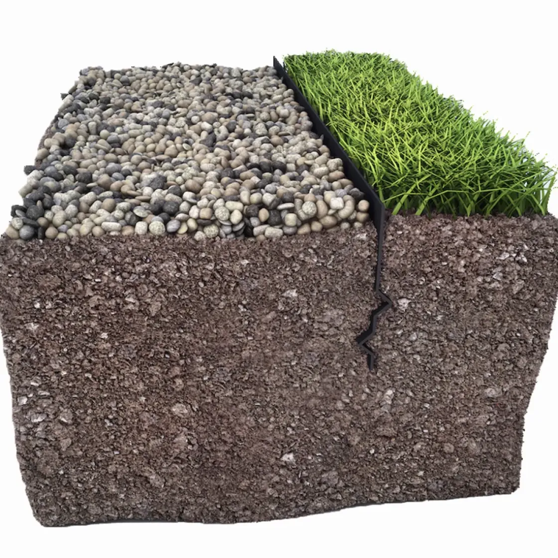 Professionele Kunststof Randbegrenzing B-Edge Pro Xl 15M - Zwart-Brico Clearance