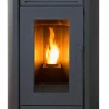 Pelletkachels<Brico Qlima Pelletkachel Viola 100S-Line Black 8,9Kw