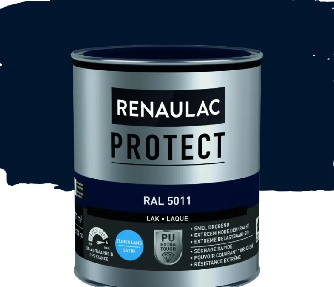Renaulac Lak Protect Ral5011 Zijdeglans 750Ml-Brico Online