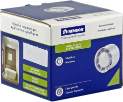 Brico Renson 7123 Kanaalventilator O150Mm Wit