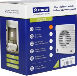 Brico Renson Badkamerventilator 7101 O100Mm Wit