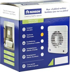 Brico Renson Badkamerventilator 7202T O125Mm Wit Online
