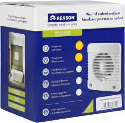 Brico Renson Badkamerventilator 7201T O100Mm Wit Hot