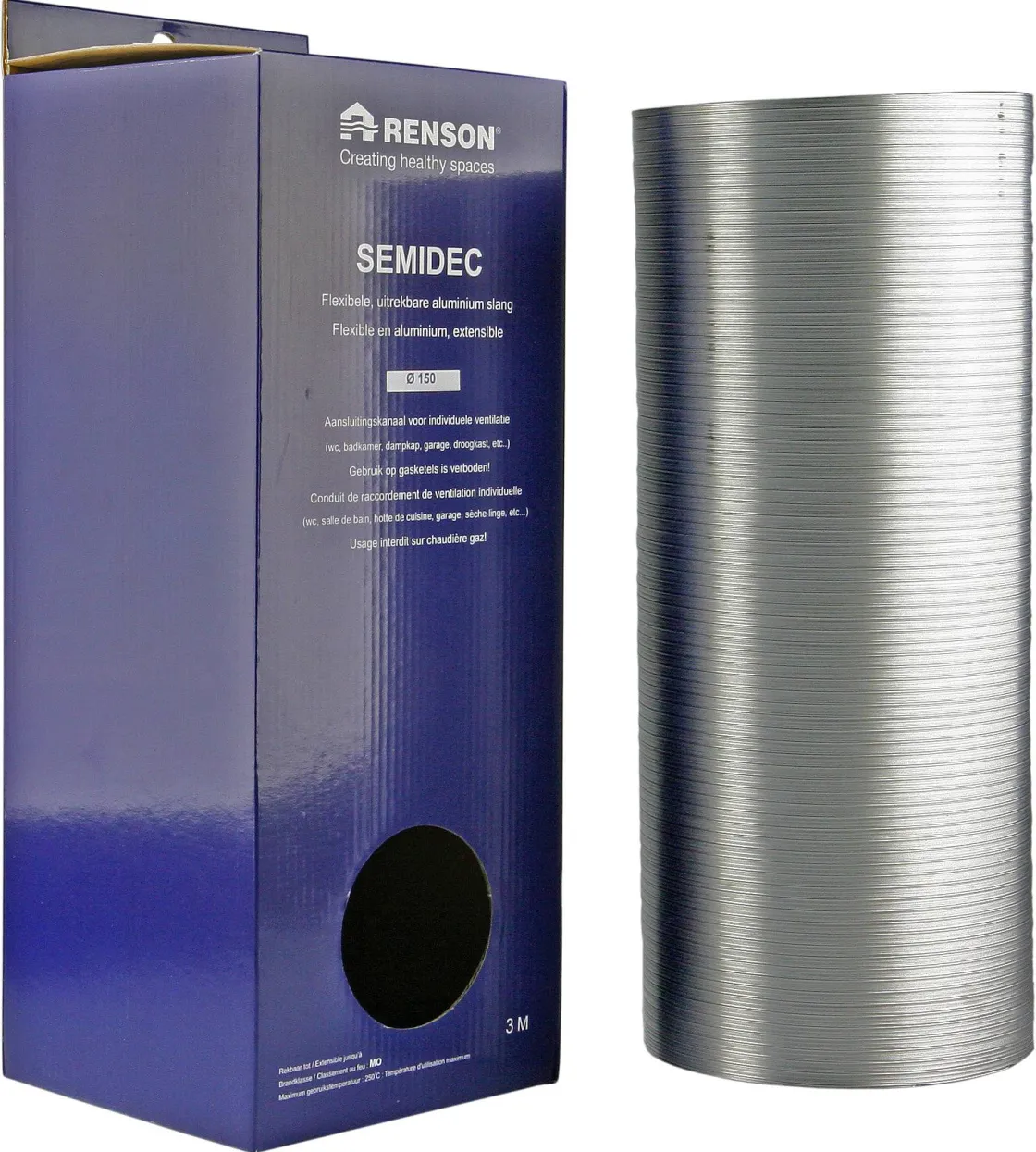 Brico Renson Flexibele Buis Semidec Aluminium 3000Mm O150Mm Discount