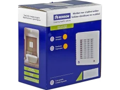 Brico Renson 7231T Badkamerventilator O100Mm 12V Afsluitbaar Met Timer Wit Clearance