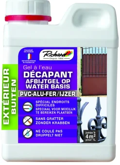 Richard Afbijtmiddel Pvc-Alu-Ijzer Buiten Gel Waterbasis 1L-Brico Sale