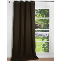 Rideau Helsinki Occultant Cafe Brun 140X260Cm-Brico Best