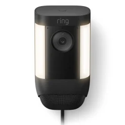Ring Beveiligingscamera Spotlight Cam Pro - Plug-In - 1080P Hd-Video - Zwart-Brico Online