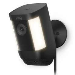 Ring Beveiligingscamera Spotlight Cam Pro - Plug-In - 1080P Hd-Video - Zwart-Brico Online