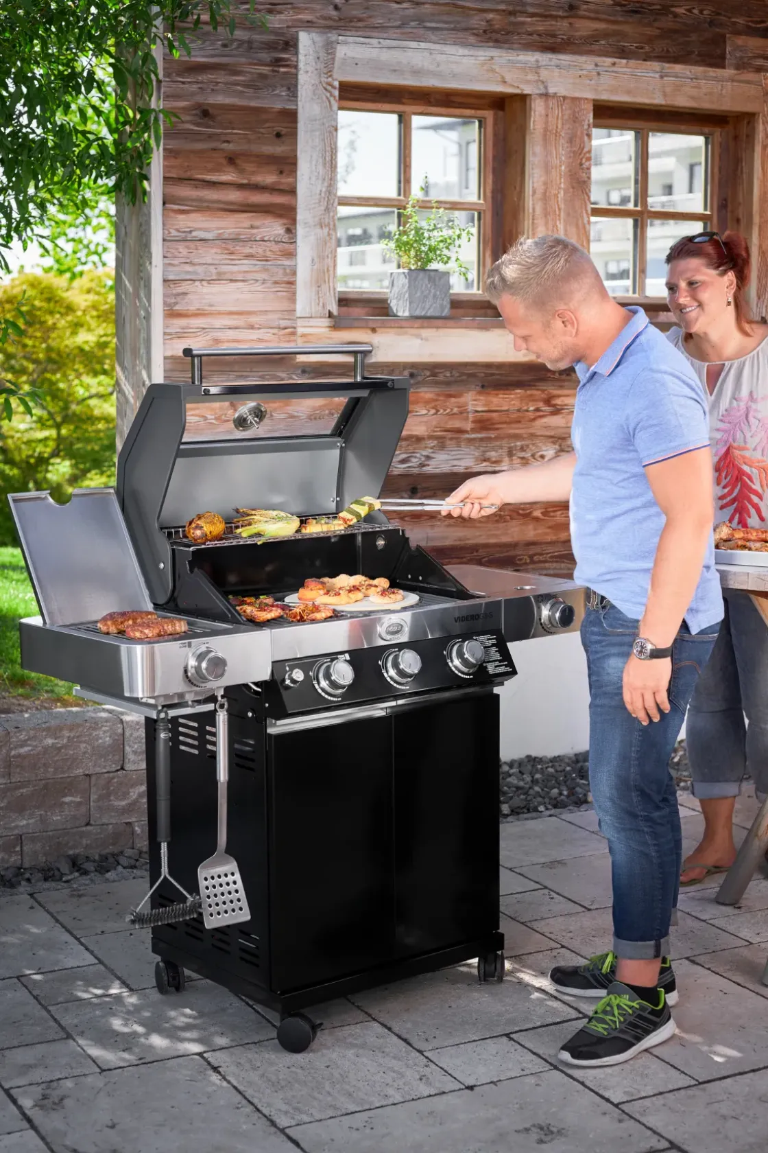 Rosle Gasbarbecue Videro G3-S Vario 30Mbar 70,5X65,5X65,5Cm-Brico Sale