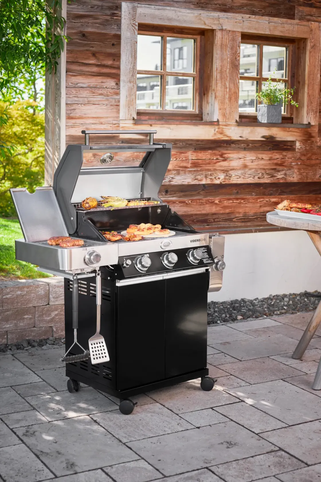 Rosle Gasbarbecue Videro G3-S Vario 30Mbar 70,5X65,5X65,5Cm-Brico Sale