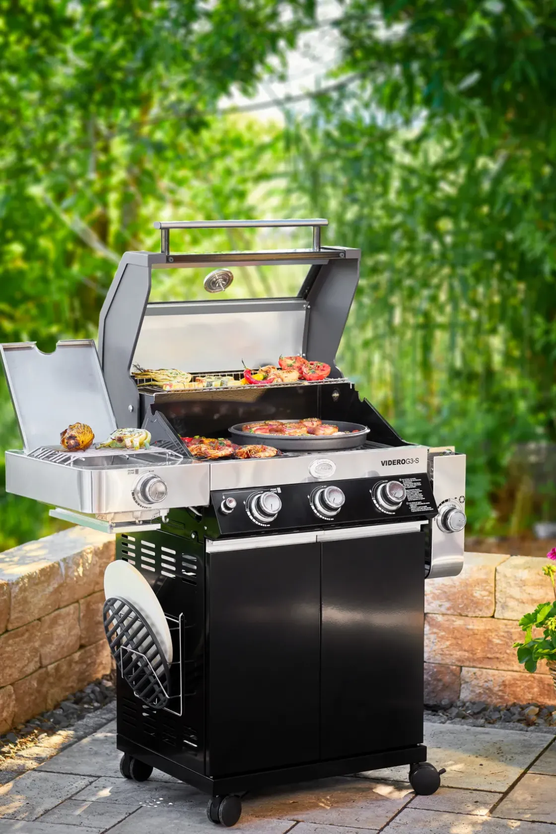 Rosle Gasbarbecue Videro G3-S Vario 30Mbar 70,5X65,5X65,5Cm-Brico Sale